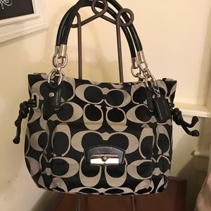 Coach Kristin signature sateen shoulder bag
